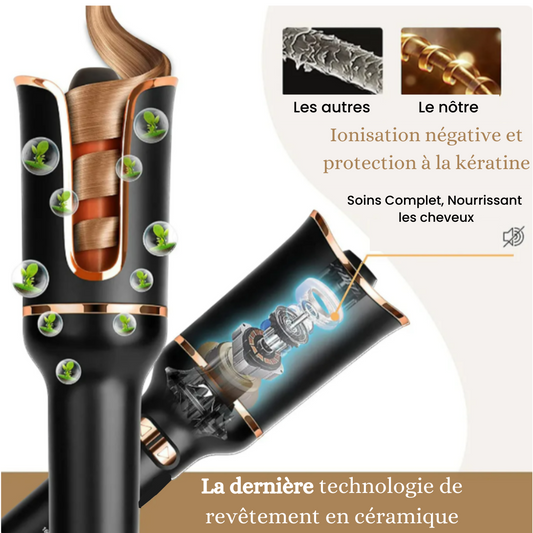 fer à friser protective sans chaleur